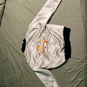 Urban Outfitters Japanese Style Cream Bomber Jacket